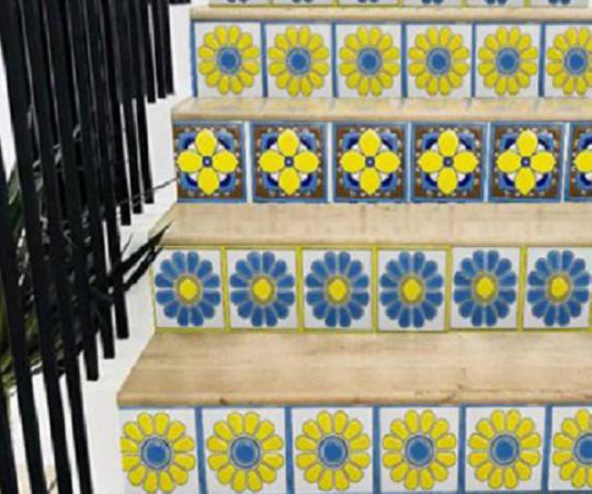 خرید عمده کاشی هفت رنگ