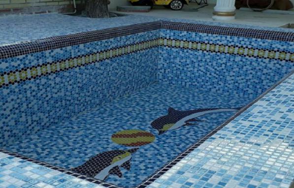 تاثیر رنگبندی در خرید کاشی استخری