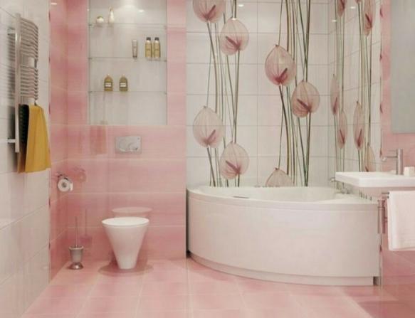 شاخصه های بارز کاشی سرویس بهداشتی طرح گل