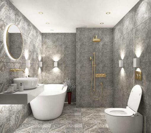 ویژگی های ظاهری  کاشی سرویس بهداشتی