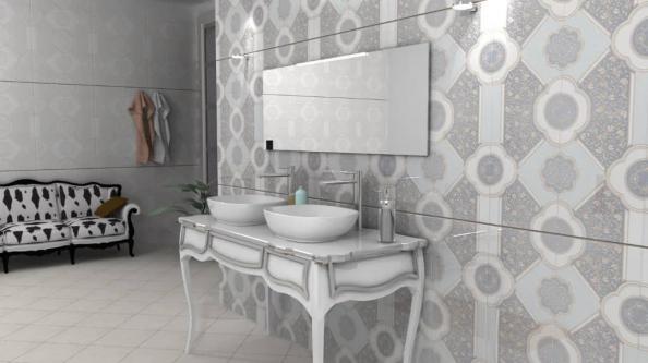 مشخصات ظاهری سرامیک کف پذیرایی سفید