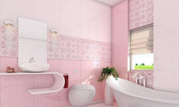 قیمت کاشی سرویس بهداشتی طرح گل جدید